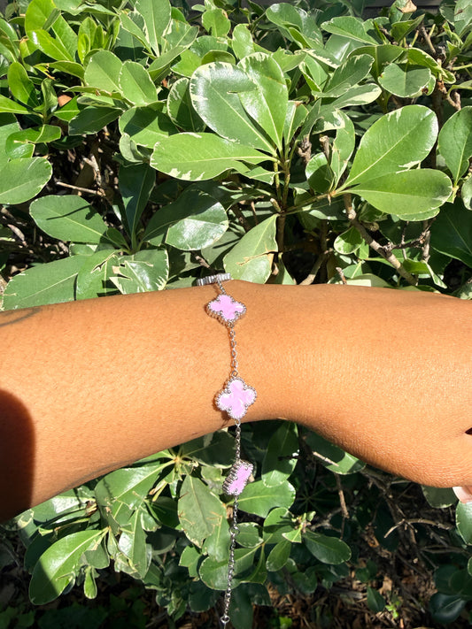 Petal Whisper Clover Bracelet