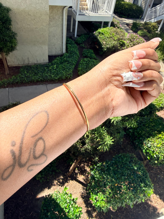 Lucky Charm Open Bangle