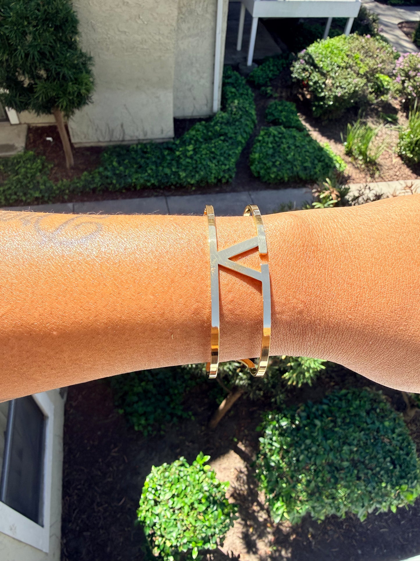 Signature Link Open Bangle