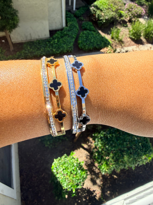 Clover Luxe Bangle