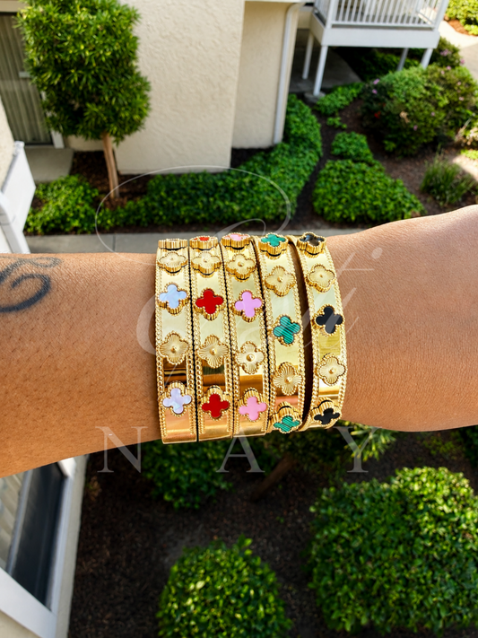 Clover Royale Bangle