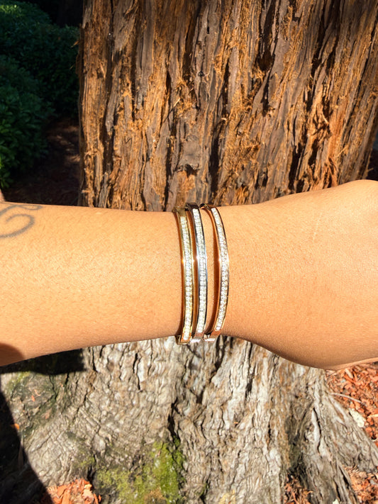 Trinity Luxe Diamond Bangle